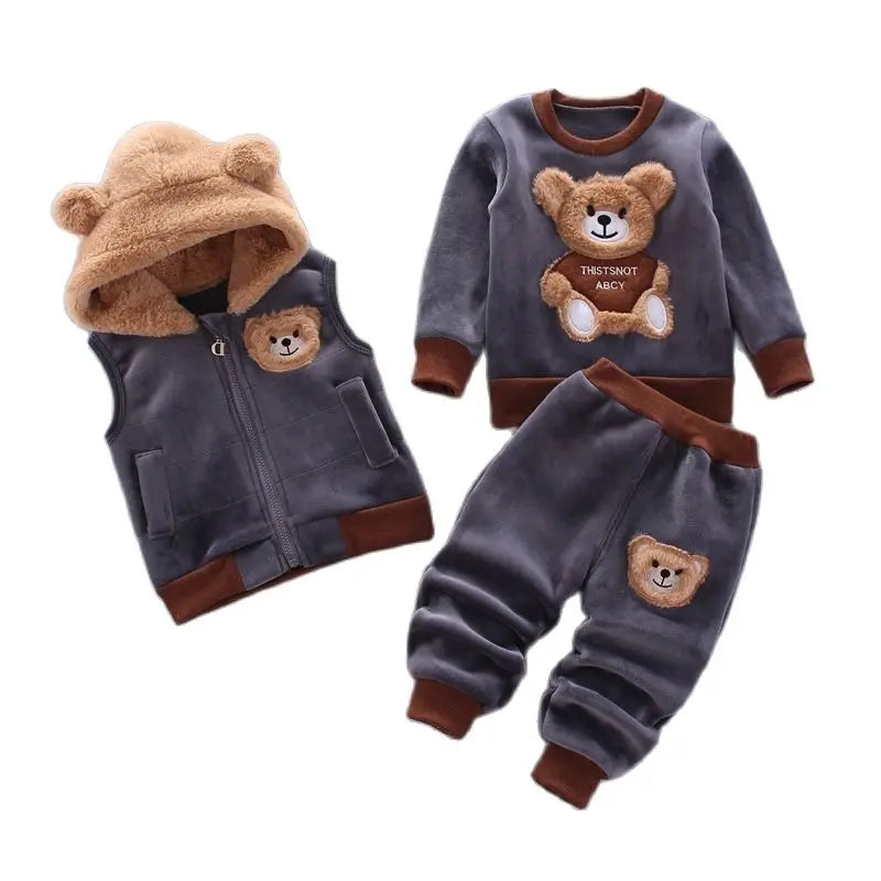 Boys Clothes Autumn Winter Warm Baby Girl Clothes Kids Sport Suit Outfits Newborn Clothes Infant Baby Christmas Clothing Sets