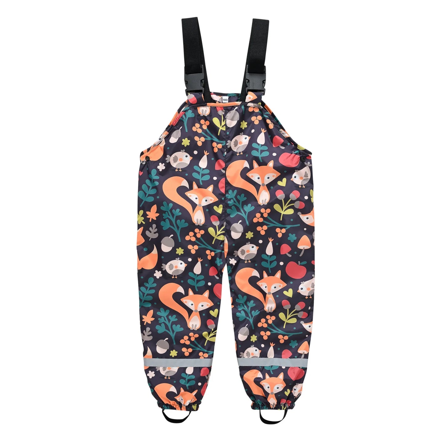 Girls and Boys Rain Waterproof Pants/Jumpsuits Overalls