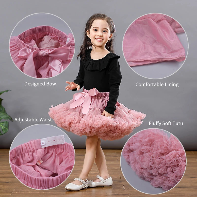 Girl Tulle Tutu skirt/ Ballet Skirts for Ages 1-10Y