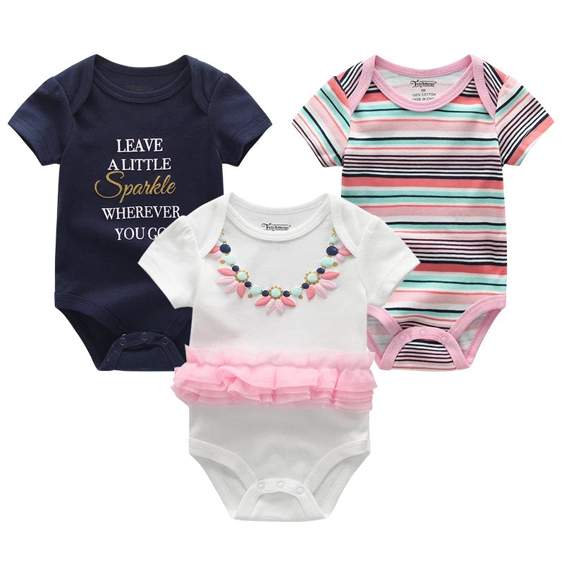 Baby Boys and Girls 3 Pieces Jumpsuits.Ages 0-12 Months