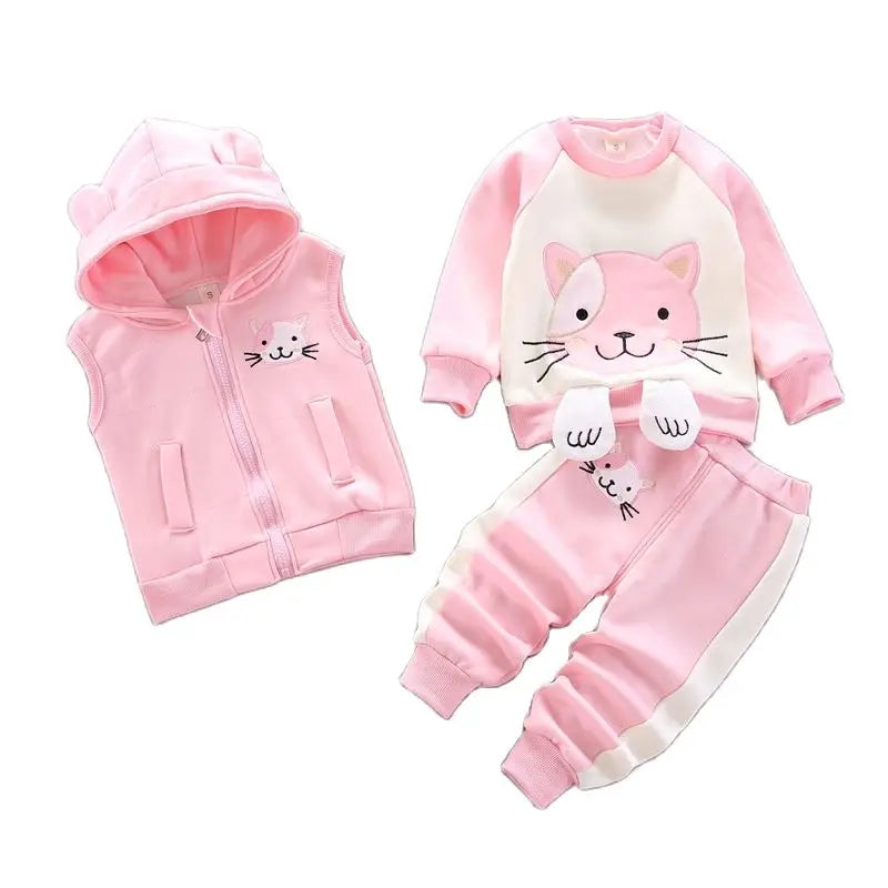 Boys Clothes Autumn Winter Warm Baby Girl Clothes Kids Sport Suit Outfits Newborn Clothes Infant Baby Christmas Clothing Sets