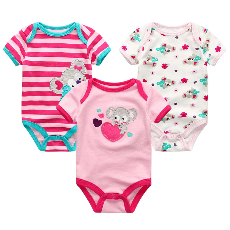 Baby Boys and Girls 3 Pieces Jumpsuits.Ages 0-12 Months