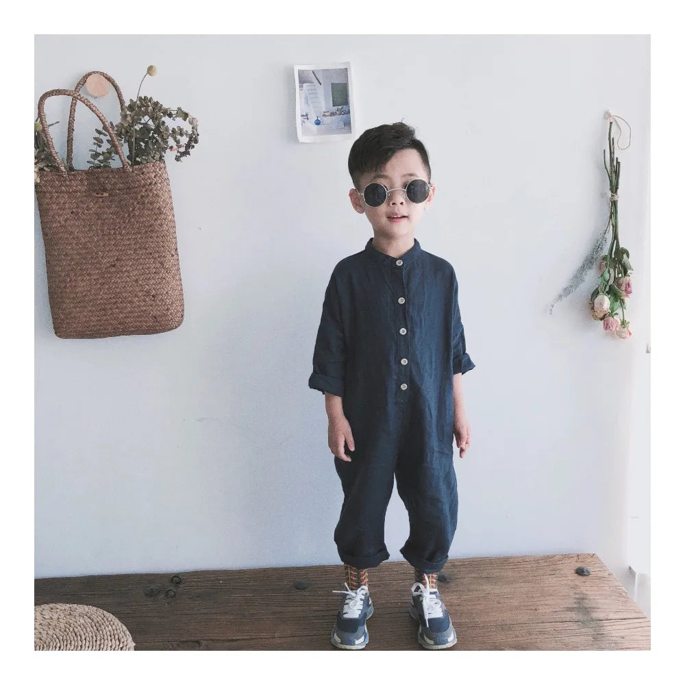 Children Cotton Overalls