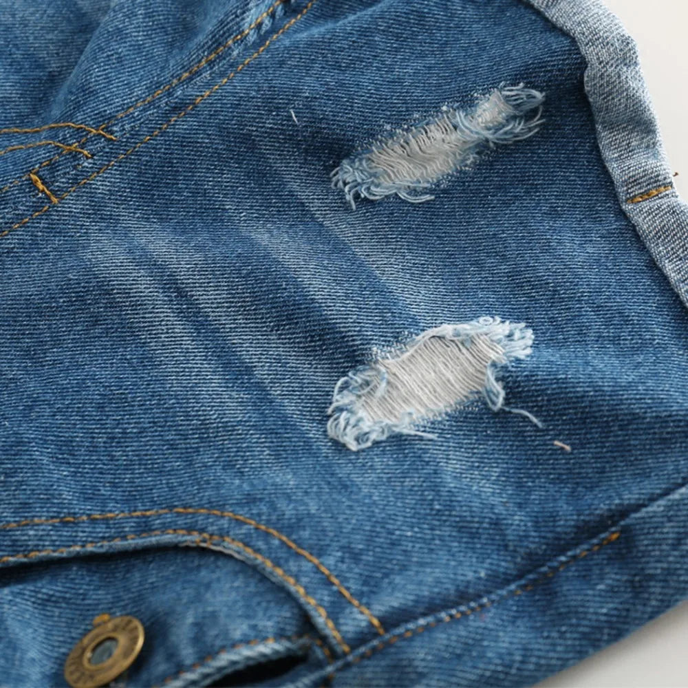 Girls Denim Overalls