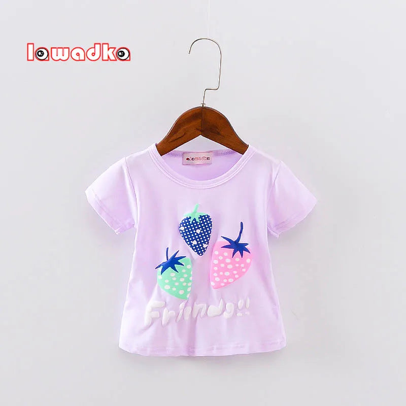 Baby Girls/boys Strawberry Shirts