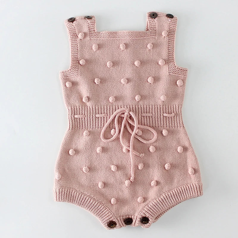 Baby Girls and Boys Knit Rompers, Jumpsuit Overall.
