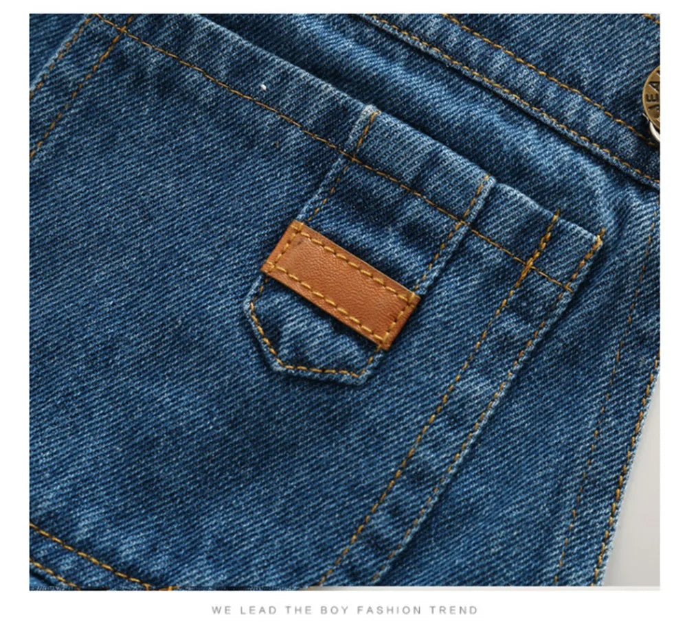 Girls Denim Overalls