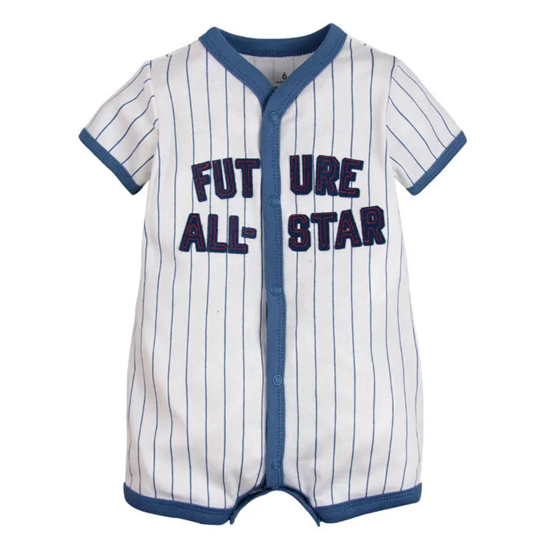 Summer brands Newborn Baby Rompers Short Sleeve Cartoon Cotton Jumpsuits Baby Infant Baby Clothes For Girls Boys' Clothing Sets