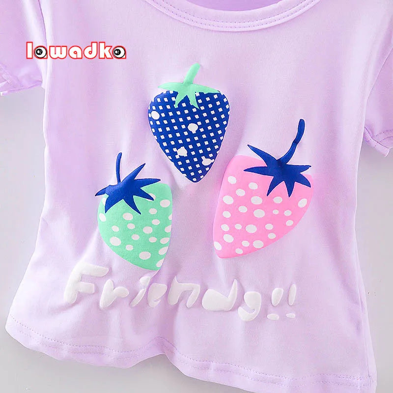 Baby Girls/boys Strawberry Shirts