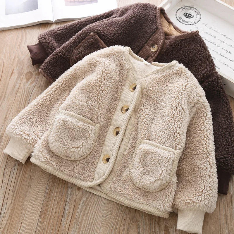 Fall and Winter Girls and Boys Cardigan/Coats