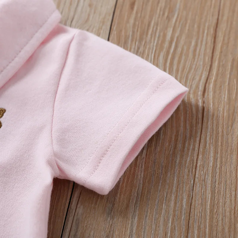 Newborn Baby Romper 0-12 Months 2024 Summer Solid 3 Colours Polo Infant Baby Boy Girl Clothes jumpsuit new born Bebies Roupas