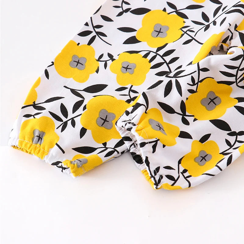 Baby Girl 3Pcs Clothes Floral Tops, Print Pants and Headband Ages 0 3-24 Months Set