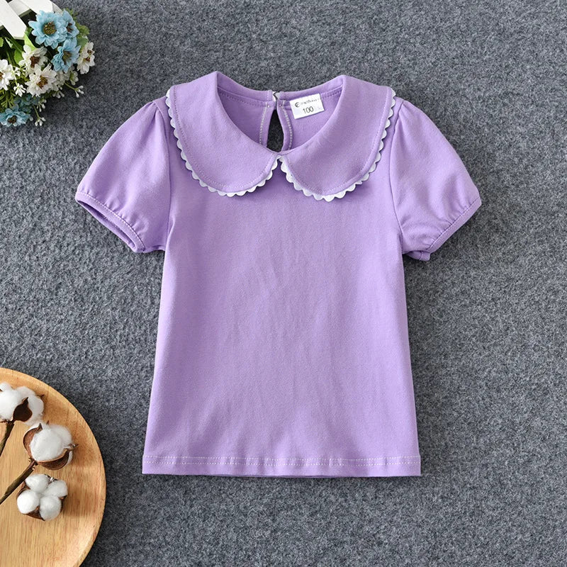 Girls Short Sleeve Blouse
