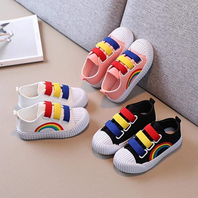 Girls/Boys-Rainbow Color Shoes