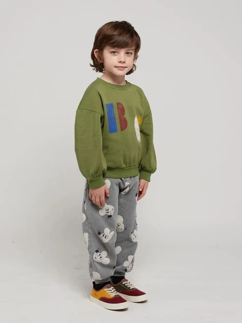 Clearace 2023 BC AW Winter Korean Boys Girls Sweatshirts Kids Clothes Cartoon Cotton Sweaters Baby Children's Clothings Top