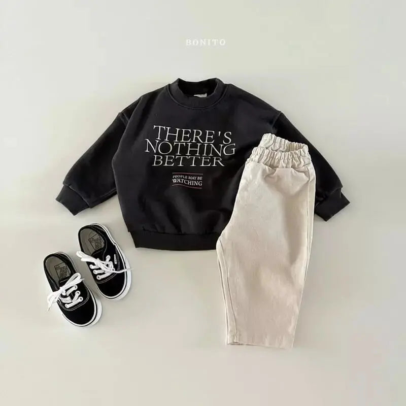 Boys and Girls Autumn wear Solid Colors