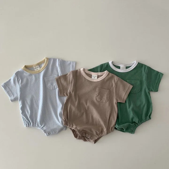 Baby Solid Cool Sleeveless Romper Toddler Boys Loose Comfortable Casual Outwear Jumpsuit Infant Clothes Kids Girls Onesie 0-24m