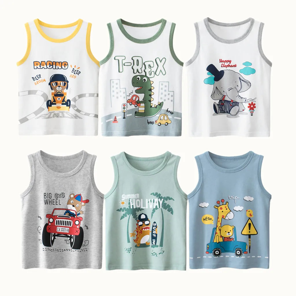 Boys Cartoon Vest