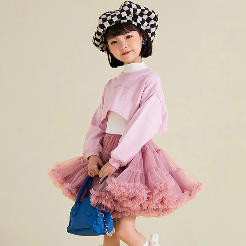 Girl Tulle Tutu skirt/ Ballet Skirts for Ages 1-10Y