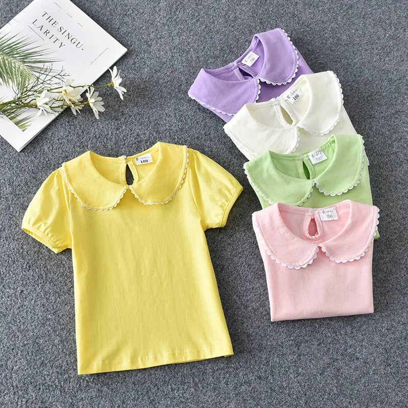 Girls Short Sleeve Blouse