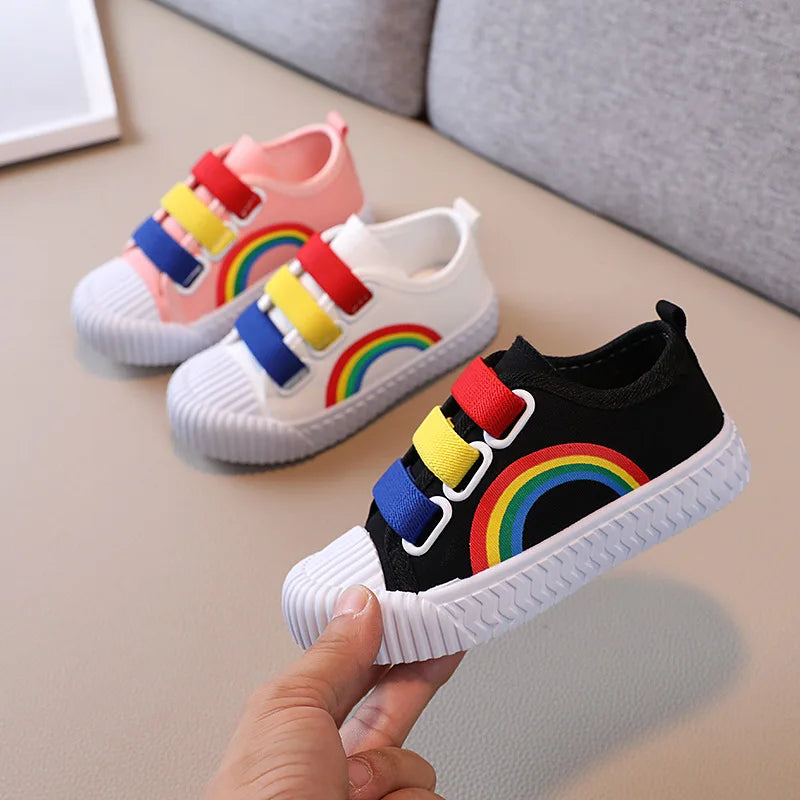 Girls/Boys-Rainbow Color Shoes