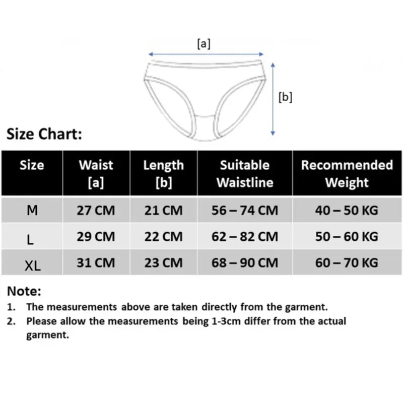 Girls 4Pcs Underwear/Briefs Set