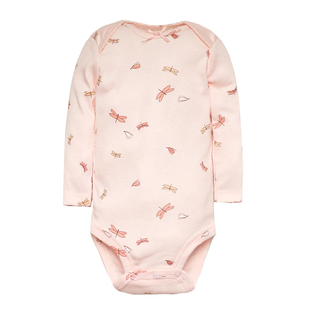 Newborn Baby Clothes 3-5Pcs/Lot Long Sleeves Bodysuits