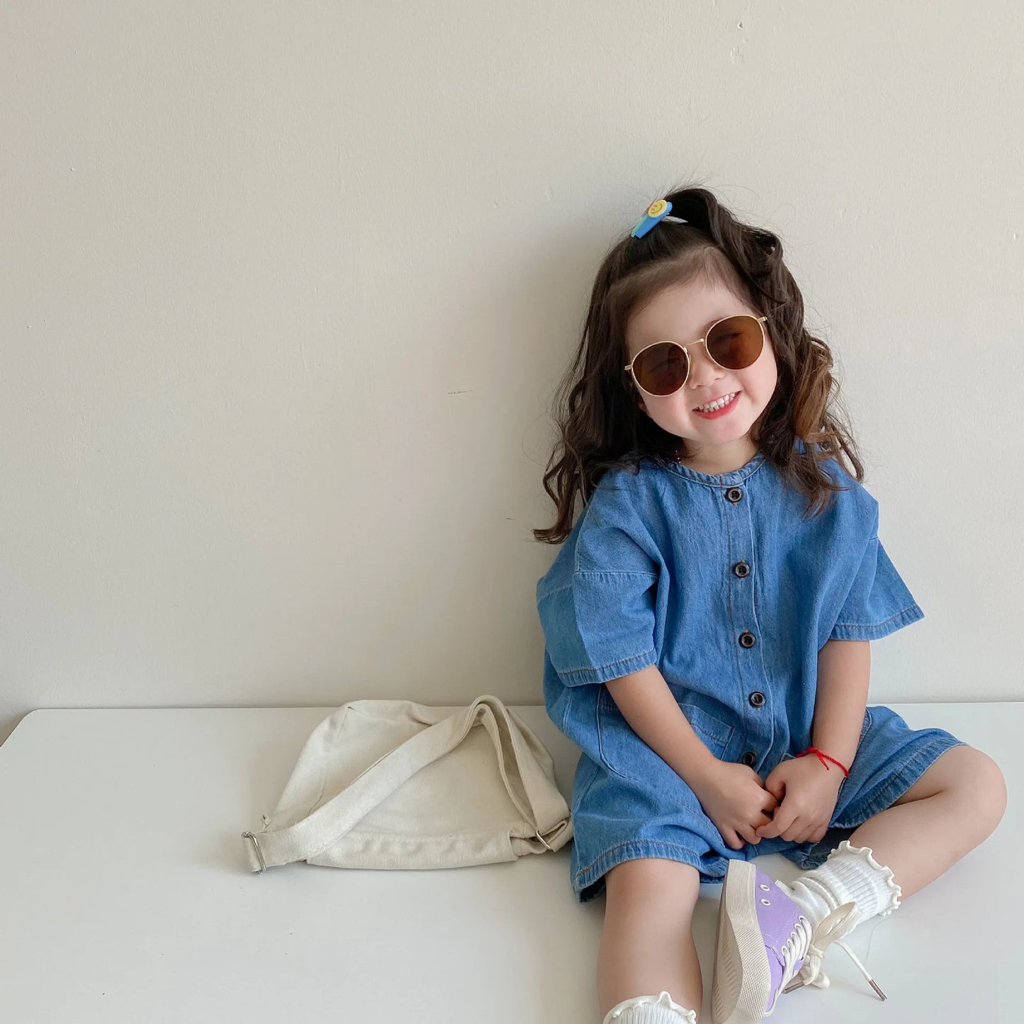 Kids Denim Jumpsuit Children's Jeans Overalls For Girls Boys Shorts Rompers 2022 New Summer Baby Toddler One Piece Clothes Pants