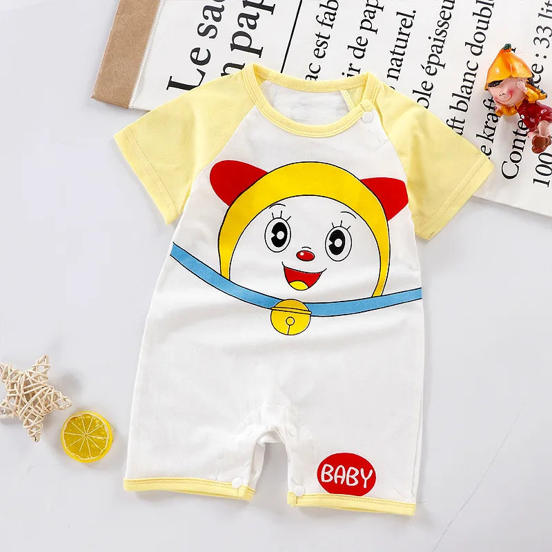 Cotton baby romper short-sleeved clothes summer baby universal boys girls Babies Toddler's Costume Kids Pyjamsa Newborn Infant