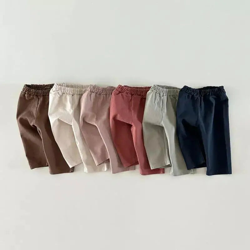 Boys and Girls Autumn wear Solid Colors