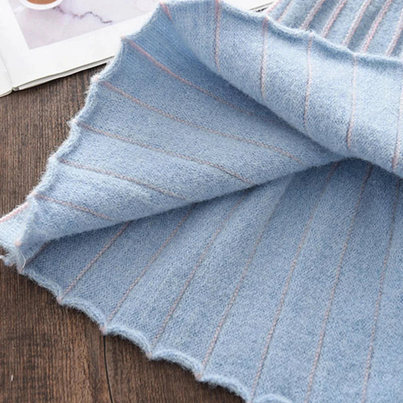 Melario Floral Girls Baby Knitted Clothes Sets Fashion Winter Sweaters Tops Ruffles Skirt Outfits Beading Children Clothes Suit