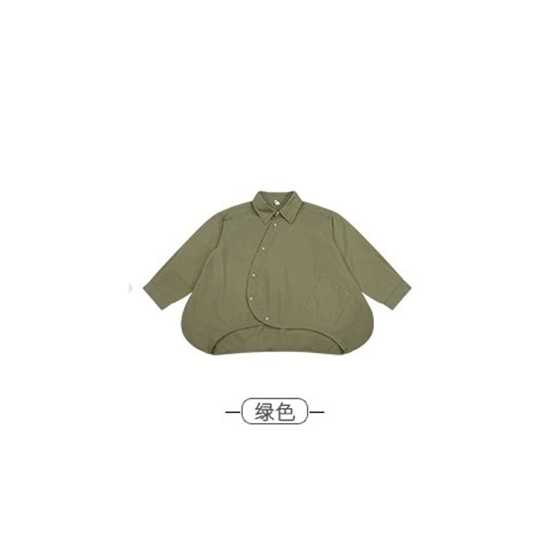 Fashion Children's Long sleeve Spring Autumn single-breasted New Boys Pure color Shirt Baby Korean Style Coat clothes Top Jacket