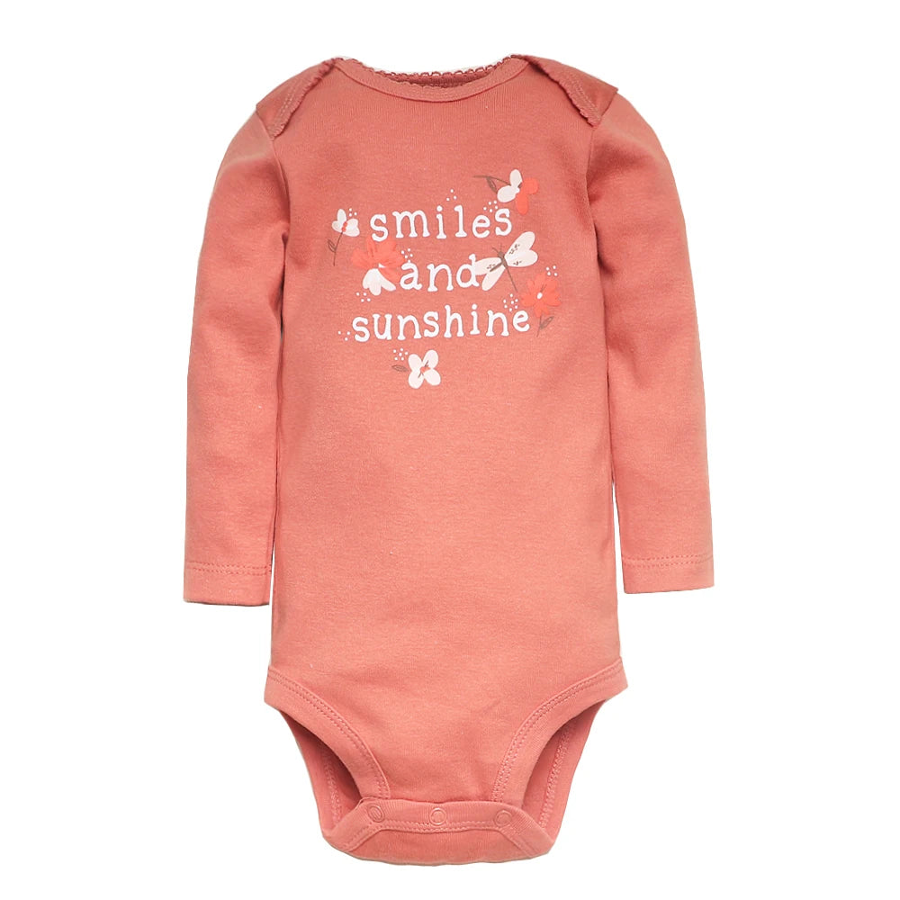 Newborn Baby Clothes 3-5Pcs/Lot Long Sleeves Bodysuits