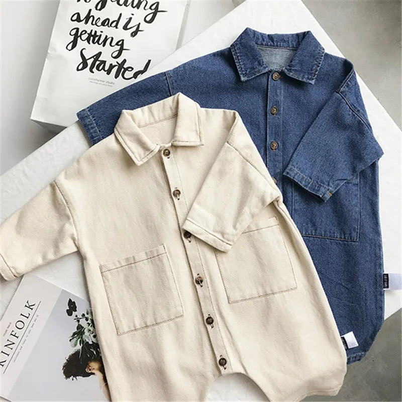 Baby Denim Romper