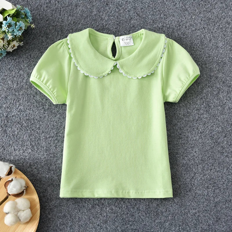 Girls Short Sleeve Blouse
