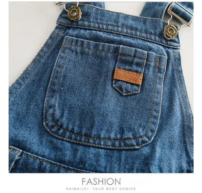 Girls  Denim Overalls