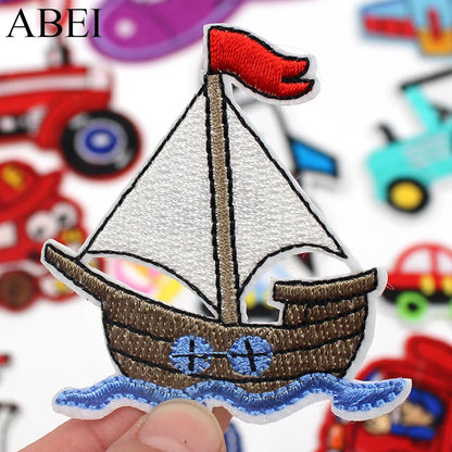 Mix Vehicle Cartoon Patches
