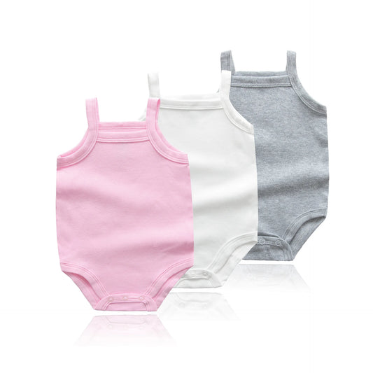 Newborn Baby Girls and Boy Rompers Vest Jumpsuits/Bodysuits ages 0-48M