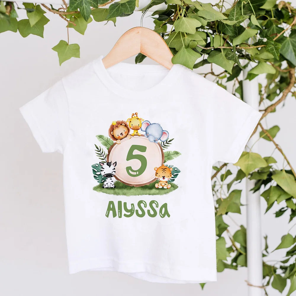 Children Personalized Birthday Shirt