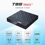 T95 MAX Plus Smart TV Box Android 9.0 Amlogic S905X3 4GB 64GB Wifi USB3.0 1080P H.265 4K 60fps Media Player - Whyte's Electronics And Gadgets