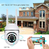 Surveillance Camera Outdoor  Digital Zoom  Tracking Wifi Audio Camera