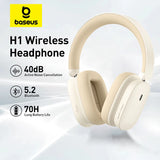 Wireless Headphone 40dB Hybrid Active Noise Cancelling