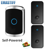 Self Powered Waterproof Wireless Doorbell Smart Home