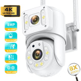 Surveillance Cameras WiFi IP, Dual  Lens Waterproof