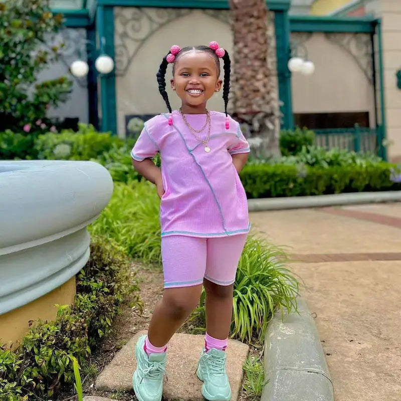 Pink Summer Girls Clothing, Ages 1-8 Years Old