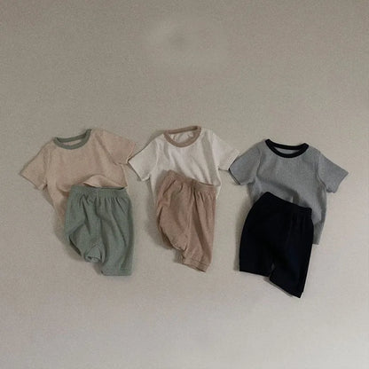 Summer Boys and Girls Clothing 2Pcs Set