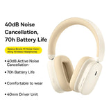 Wireless Headphone,  Hybrid Active Noise Cancelling  Bluetooth