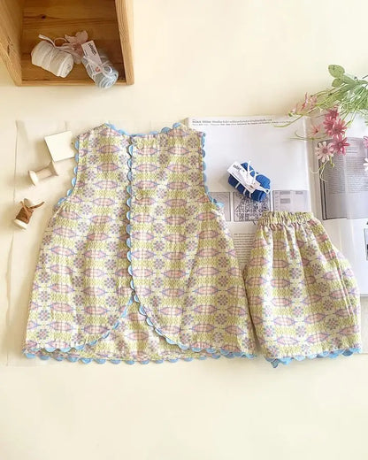 Girls High Quality Embroidery Clothing Sets Various Ages and colors
