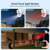 Surveillance Cameras WiFi IP, Dual  Lens Waterproof