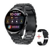 LIGE Bluetooth Call Smart Watch Men Full Touch/ Waterproof Heart Rate Steel Band Smartwatch/ New Arrival - Whyte's Electronics And Gadgets